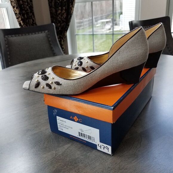 Arturo Chiang Mireya peektoe wedges - Picture 1 of 3